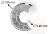 SKODA 1K0615312B Splash Panel, brake disc